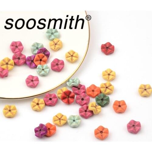 8mm/10mm Fashion Colorful Wavy Natural Turquoise Beads DIY Hole Bead Handmade Beads For Jewelry Making Diy Necklace Bracelet