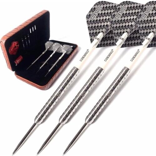 CUESOUL Super Slim 98% Tungsten Steel Tip Darts Set 22g/24g/26g Swift Series