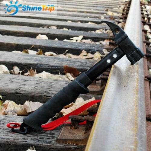 Mallet Hammer Heavy Duty Steel Camping Tent Pegs Stake Nail Puller Remover Tools