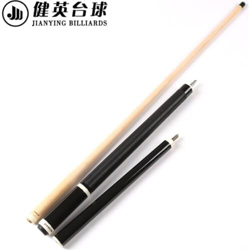 Jianying 2 in 1 Pool Break Jump Cue Black Colors Linen Thread /Bare Wrap Option China