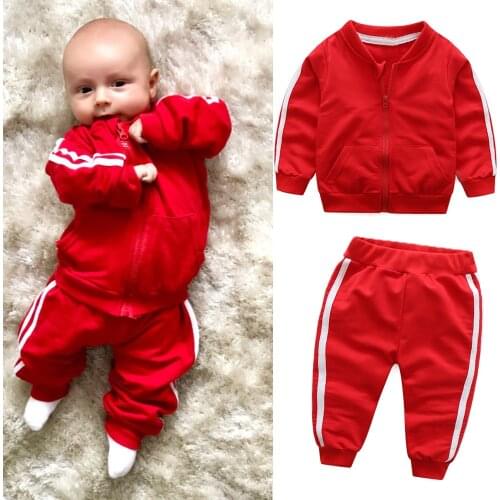 Spring Baby suit Clothing Set Kids Jacket Coat Pants Suit for Sports Suits Tracksuits Toddler Children Clothes Set 3-24Months