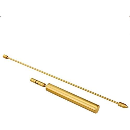 Brass Rods ruler Arrival dragon-finding energy probe Solid Copper Dowsing with Handles Beautifully Crafted Divining Rods