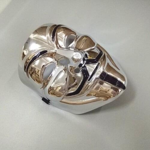 Hot Party Cos Masks V for Vendetta Adult Mask Anonymous Guy Fawkes Halloween Masks Adult Accessory Party Cosplay