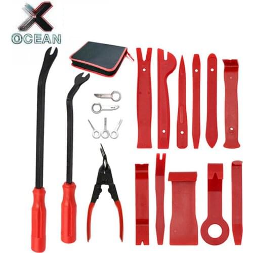 Car Disassembly Hand Tool Kit Car Interior Pry Tool Kit Car Radio Installer Tools Door Clip Trim Panel Dashboard Removal Tool