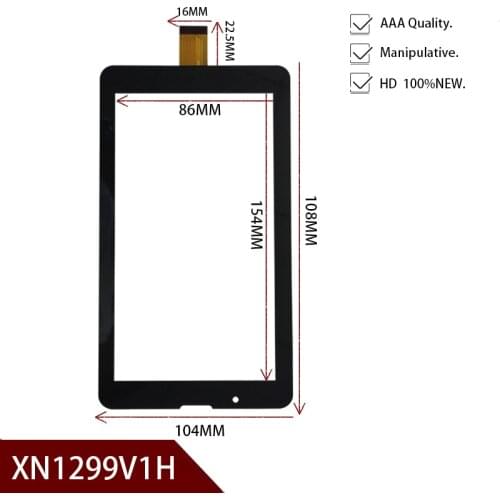 Orignal Black 7 inch for XN1299V1H tablet capacitive touch screen panel digitizer glass replacement Free Shipping