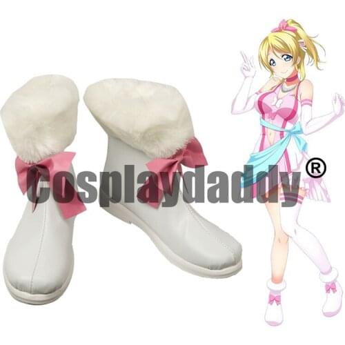 LoveLive! Otonokizaka Academy Eli Ayase Bokutachi wa Hitotsu no Hikari HEARTBEAT Future Style Ver Anime Cosplay Shoes Boots S008