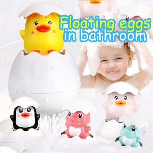 Bad Speelgoed Toys Squirting Baby Bath Toys Eggs Kids Baby Bath Eco Bathtub Toys Spray Sprinkle Water Duck Bath Toys For Kids