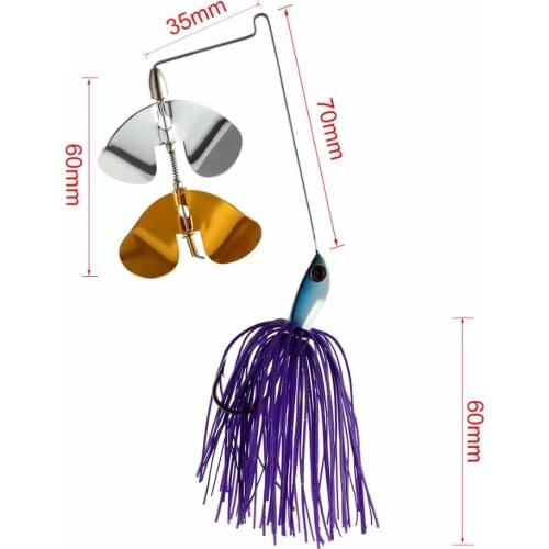 Spinner lure SK103 104 Buzz Bait Head Weight 1Pcs 10g/14g Fishing lure 2 Color Spoon Artificial Bait Fishing Tackles