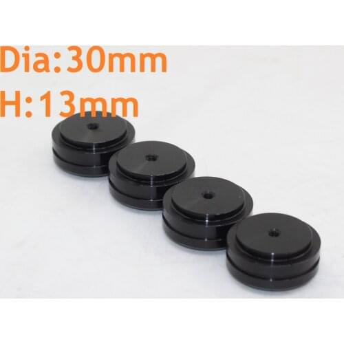 Dia30 H13 Chassis Machine Feet CNC Aluminum Power Amplifier Tripod Shock Absorb Foot Pat New Foot Nail