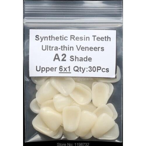 Dental A2 Shade Upper Anterior Composite Synthetic Resin Teeth Ultrathin Veneers Tooth Restorative Teeth Whitening