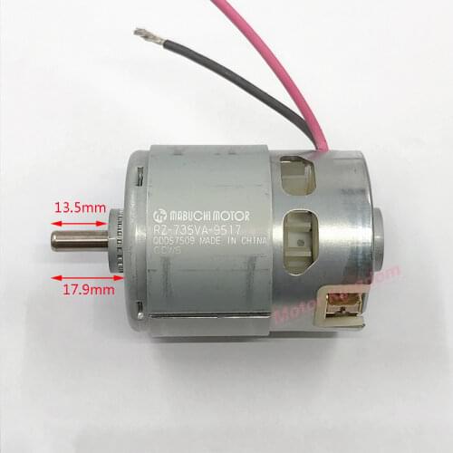 MABUCHI RZ-735VA-9517 DC 12V~18V 20400RPM High Speed Power Drill Garden Tools Motor