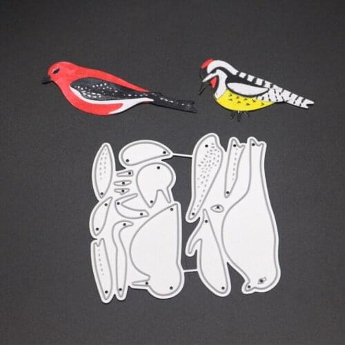 YINISE Metal Cutting Dies For Scrapbooking Stencils Birds DIY CUT PAPER Album Cards Decoration Embossing Folder Craft Die Cuts