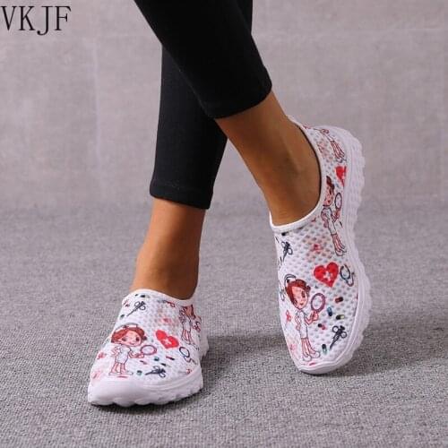 Mesh Women Vulcanized Shoes Elastic Woman Casual Slip on Flat Shoes Soft Comfort Breathable Womens Footwear for Ladies Sneaker