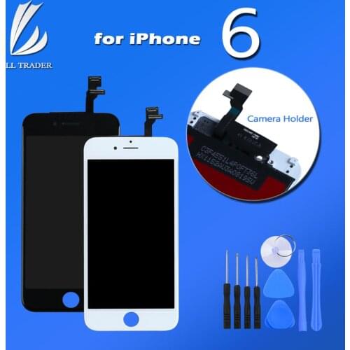 For iPhone 6 LCD Display Touch Screen Assembly Digitizer Screen Replacement Pantalla Black/White Free Tools Close to Original