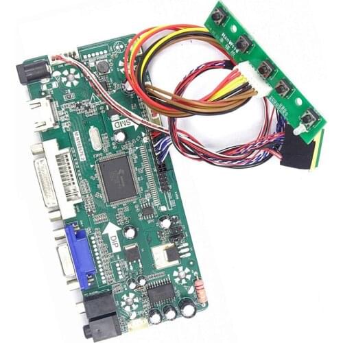 For B156XTN02.2/0/1/3/4 LED HDMI DVI VGA LCD DIY Aduio controller 15.6" 40pin driver board 1366X768 panel screen monitor