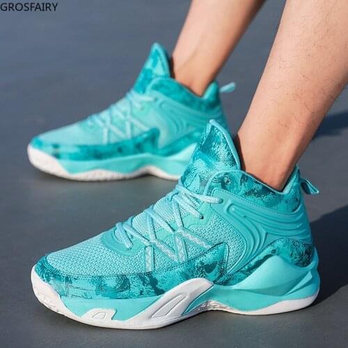 Winter Sports Shoes Mens Sports Basketball Shoes Warm High-top Basketball Shoes Non-slip Outdoor Sports Shoes Unisex