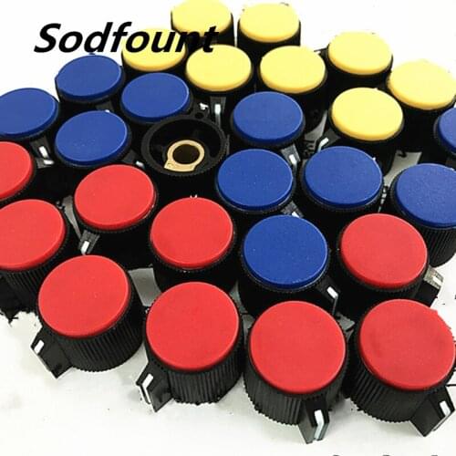 10pcs 19mmX16mm XN-118AX plastic adjustment knob potentiometer knob volume knob KN113 inner diameter 6mm