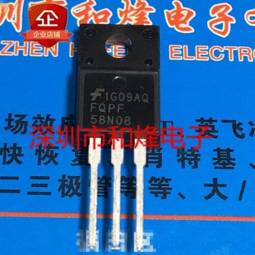 100% New&original FQPF58N08 TO-220F 80V 35A