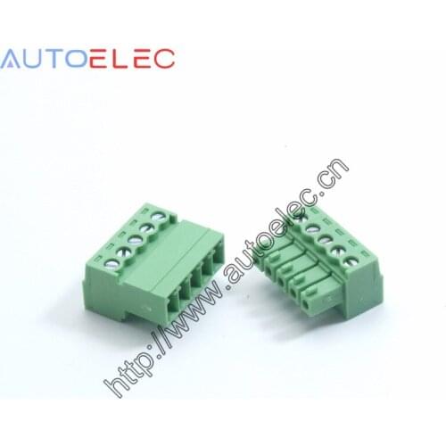 100pcs 3.81mm pitch 5P male and female pcb plug-in terminal blocks Solder free PCB plug instead IMC1.5/5-ST-3.81 1857919