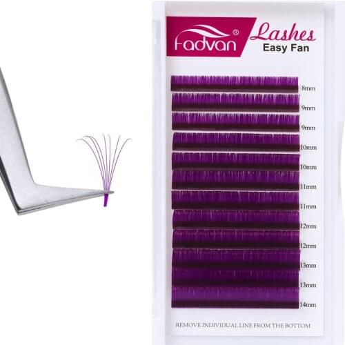 2 cases easy eyelash fans lash extension supplies individual eyelashes faux mink lashes maquiagem profissional completa