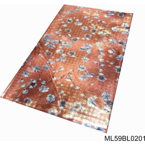2021 African Print Fabric Hot Stamping Effect Bazin African Fabric Bazin Riche Damask Shadda Fabric Keep Shiny ML59BL02