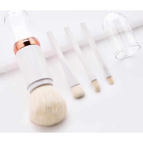 4 Styles in 1 Professional Makeup Brushes Powder Concealer Flexible Double Head Foundation Tools Make up Brush