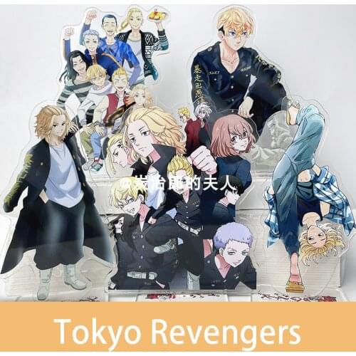 Anime Tokyo Revengers Sano Manjiro Hanagaki Takemichi Acrylic Stand Figure Model Display Toy Desktop Decor Collection Gift 16cm