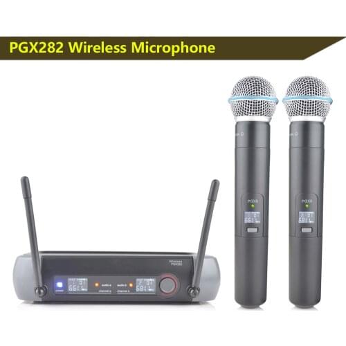 Shuer Wireless Microphone PGX282 PGX8 Wireless Microphone dual fixed frequency wireless microphone system