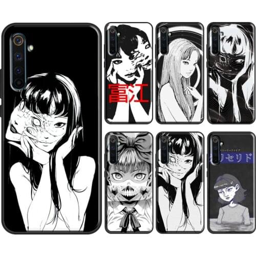 Junji ito Uzumaki Horror Manga For OPPO Realme 7 6 Pro X2 X7 C11 C3 GT Phone Cover For OnePlus 9 Pro 8 Pro 8T Nord Case