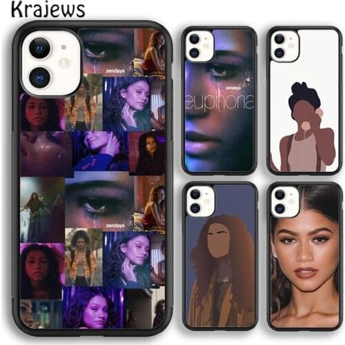 Krajews American TV Series Euphoria Phone Case Cover For iPhone 5s SE 2020 6s 7 8 plus X XS XR 11 12 mini pro max coque Shell