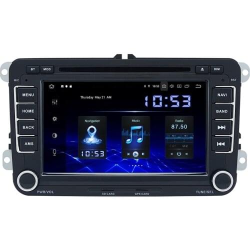 Dasaita Android 10 radio car stereo with for VW Steering Wheel Control 4G/5G Apple Carplay Android Auto TPMS Dash Cam