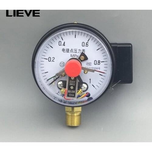 Diameter 100mm Direct Contact Pressure Gauge with Surface Vacuum Gauge Pressure Controller