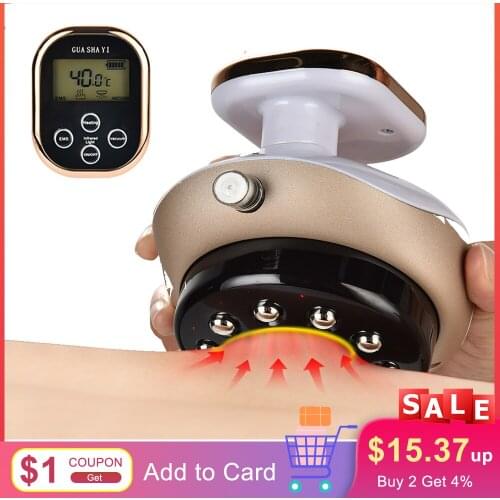 Electric Cupping Massager gua sha Vacuum Suction Cups EMS Anti Cellulite Magnet Therapy Guasha Scraping Fat Burner Body massager