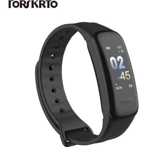 Forskrto C1Plus Smart Bracelet Color Screen Blood Pressure Fitness Tracker Heart Rate Monitor Smart Band Sport for Android IOS
