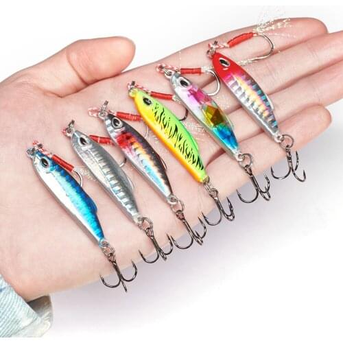 Metal Jig Jigging Spoon Hard Bait Vib Fishing Lure 15.7g 9.5g Jig Cast Drag Lead Bass Sea Lure Artificial Bait Fishing Tackle