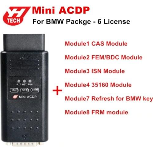 Yanhua Mini ACDP Programming Master for BMW CAS FEM BDC ISN Refresh Key and FRM Module 1/2/3/4/7/8