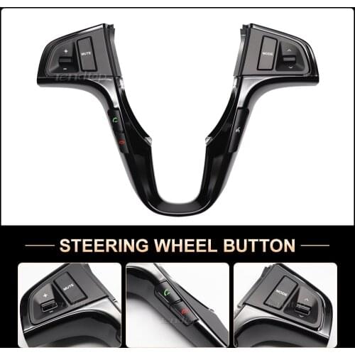 Multifunction Steering Wheel Switch Button For Hyundai VERNA SOLARIS Audio Phone Volume Switch With Bluetooth Backlight