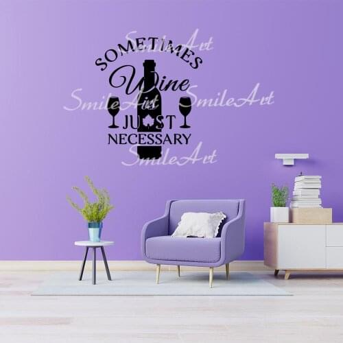 Cartoon Wine Waterproof Wall Stickers Wall Art Decor Living Room Bedroom Art Decor Wallpaper
