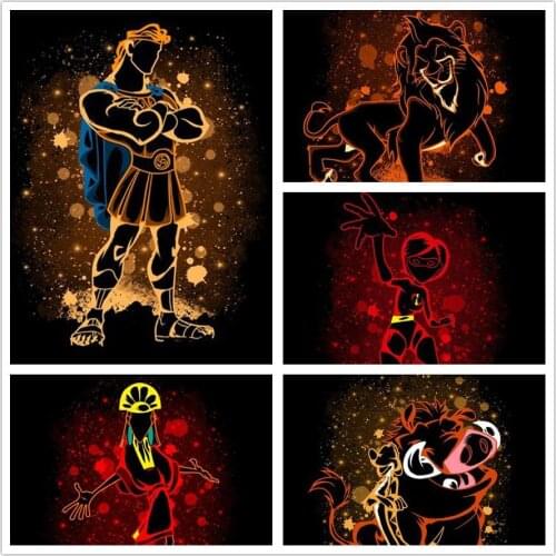 New Cartoon Diamond Painting Kit Full Drill Disney Diamond Art Embroidery DIY Crystal Mosaic Home Wall Decor