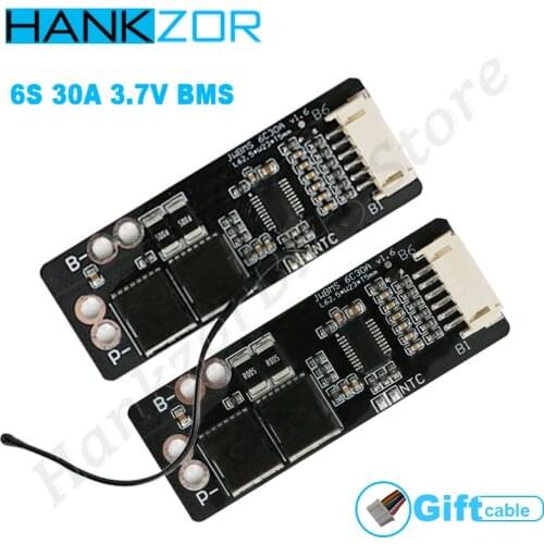 Wholesale 6S 7S 30A Bms Board with Ntc for 3.7V Ternary Lithium Battery Protection Board for Electric Tools