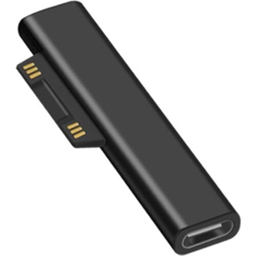 Type C Female PD Fast Charging Plug Converter for Surface Pro 3 4 5 6 Go Connector for USB C Female Adapter Surface Book