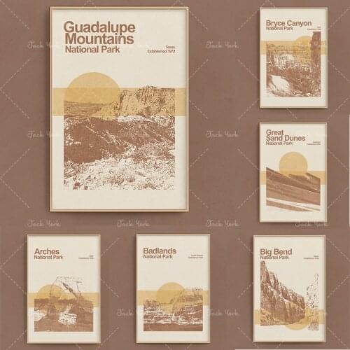 Saguaro National Park Poster - Boho Wall Art - National Park Prints