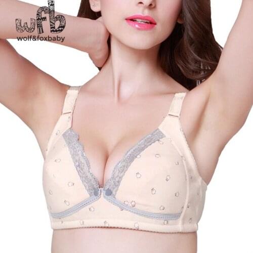 Retail cotton without steel breasts bra underwear pregnant women feeding bra maternity pregnancy clothes
