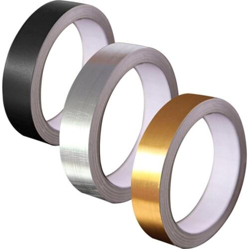 Anti-mildew Gap Tape Self-adhesive Beautiful Seam Wall Line Sticker 50m Gold Foil Line Tile Floor Moulding Tape (0.2mm Thick)