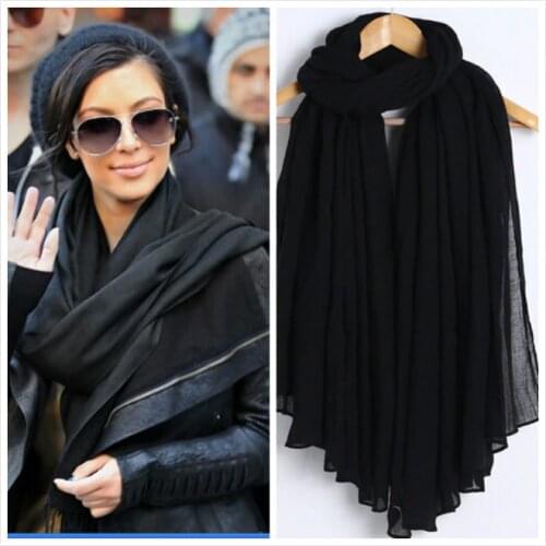 New Fashion Women&Men Scarf Cotton Viscose Soft Ladies Scarf Shawls Female Wraps Pashmina Muslim Hijab scarf/scarves Drop Ship