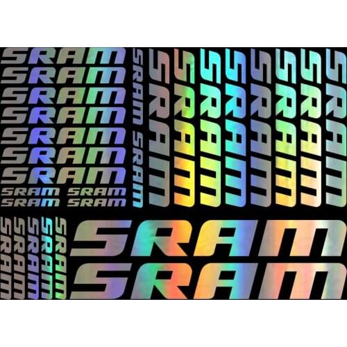 Compatible for Sram Vinyl Decal Stickers Sheet Bike Frame Cycle Cycling Bicycle Mtb