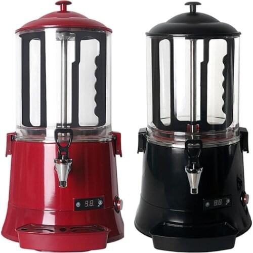 ITOP 10L Black Or Red Hot Chocolate Dispenser Machine Commercial Chocolate Coffee Coco MilkTea Dispenser Electric Heating System