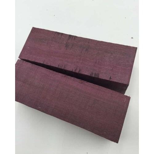 Purple Heart Wood knife scales 120x40x30mm Turning Blanks, Wood Handles Knife handle parts
