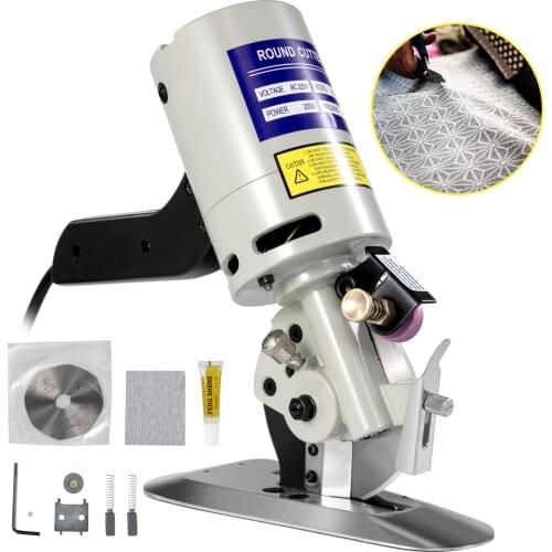 VEVOR Rotary Fabric Cutter 90MM Electric Cutting Machine Dressmakers Scissors Shears Sewing Crafts with Low Noise for Silk 220V