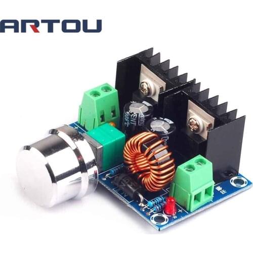 XH-M401 DC-DC Step Down Buck Converter Power Supply Module XL4016E1 PWM Adjustable 4-40V To 1.25-36V Step Down Board 8A 200W